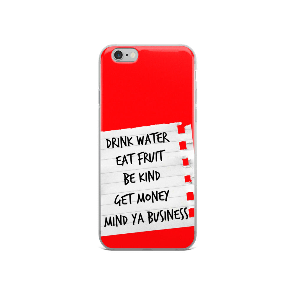 THE RULES IPHONE CASE