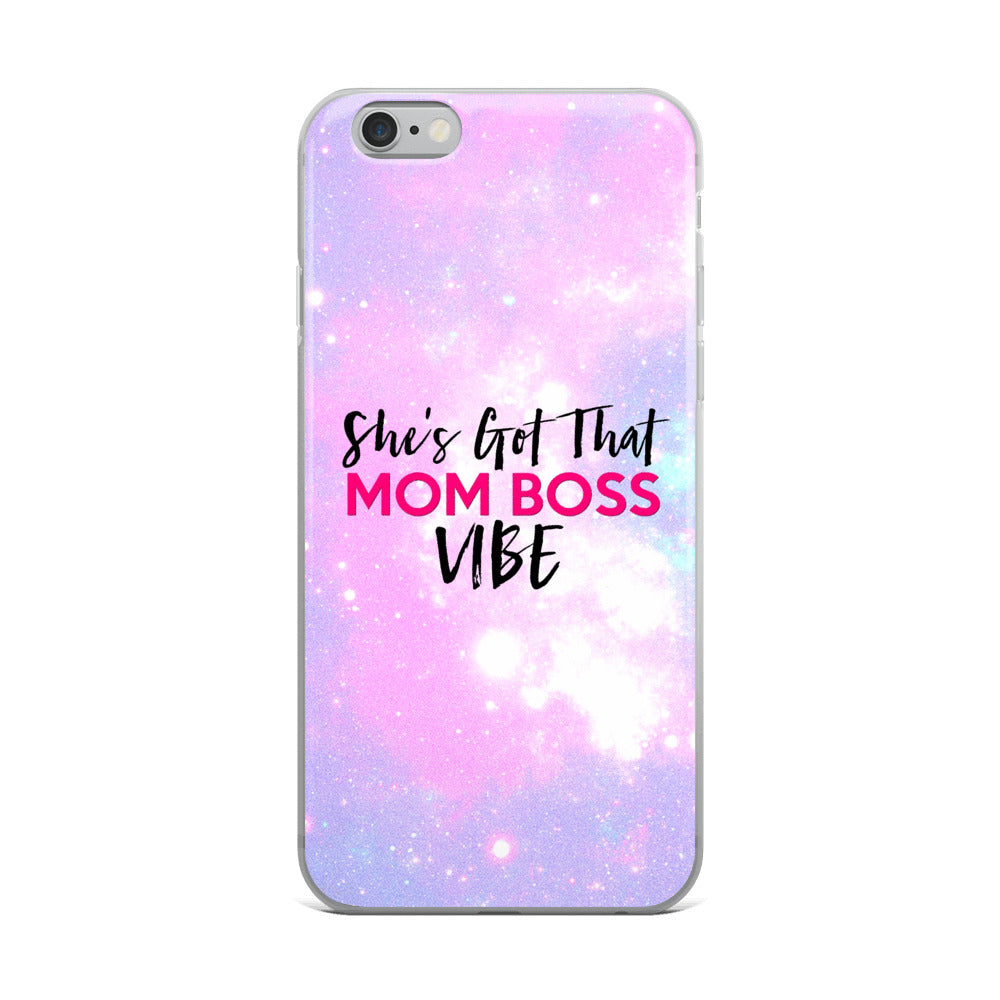 MOM BOSS VIBE IPHONE CASE