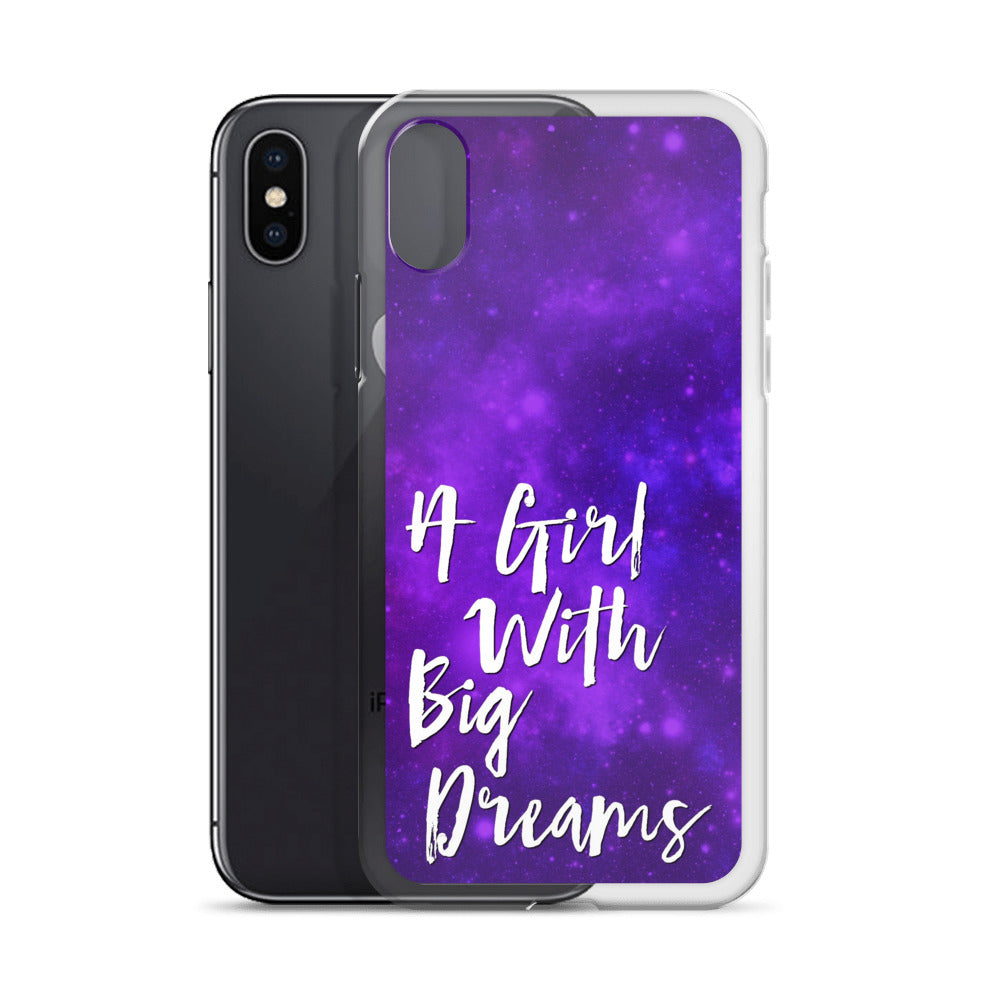 GIRL WITH BIG DREAMS IPHONE CASE