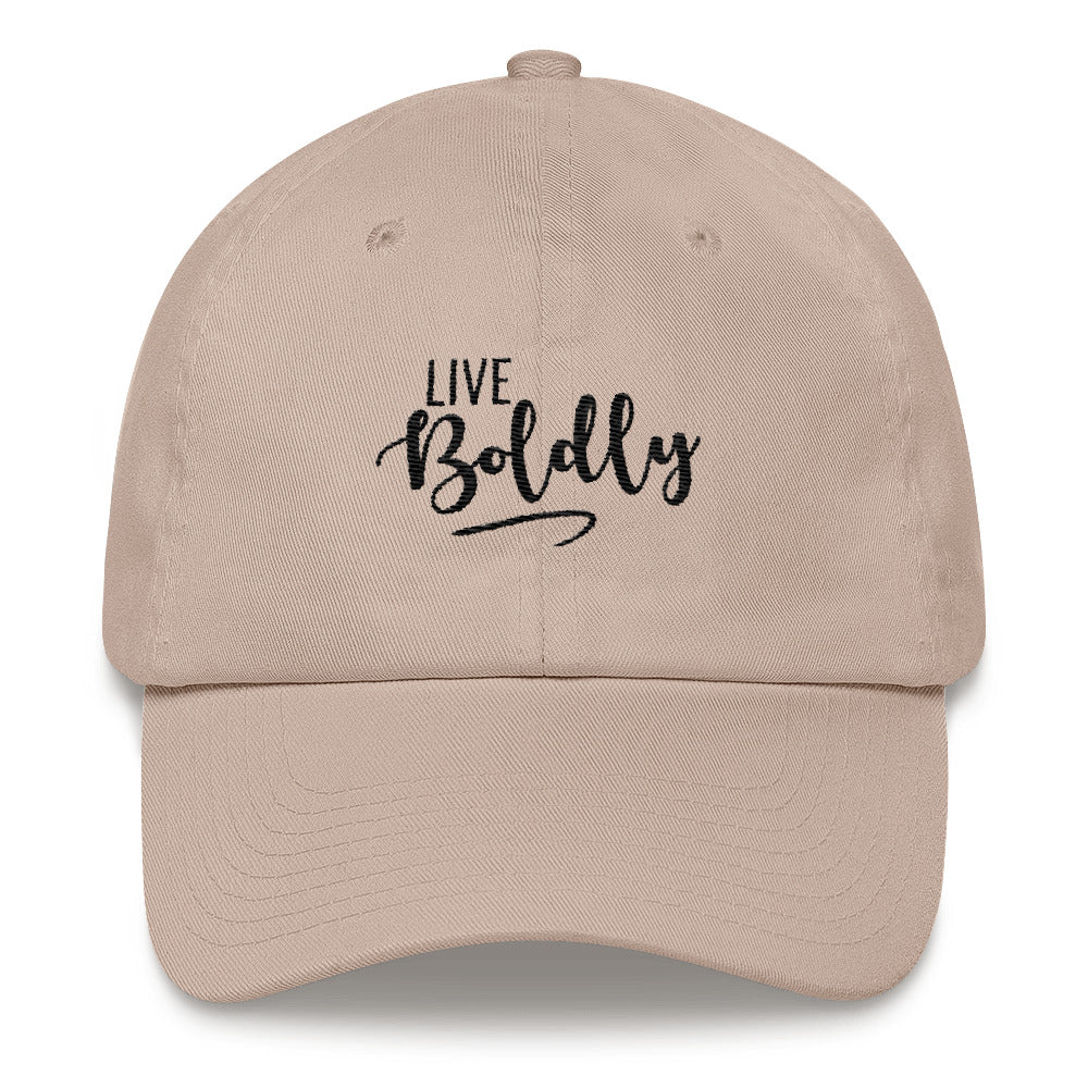 LIVE BOLDLY DAD CAP