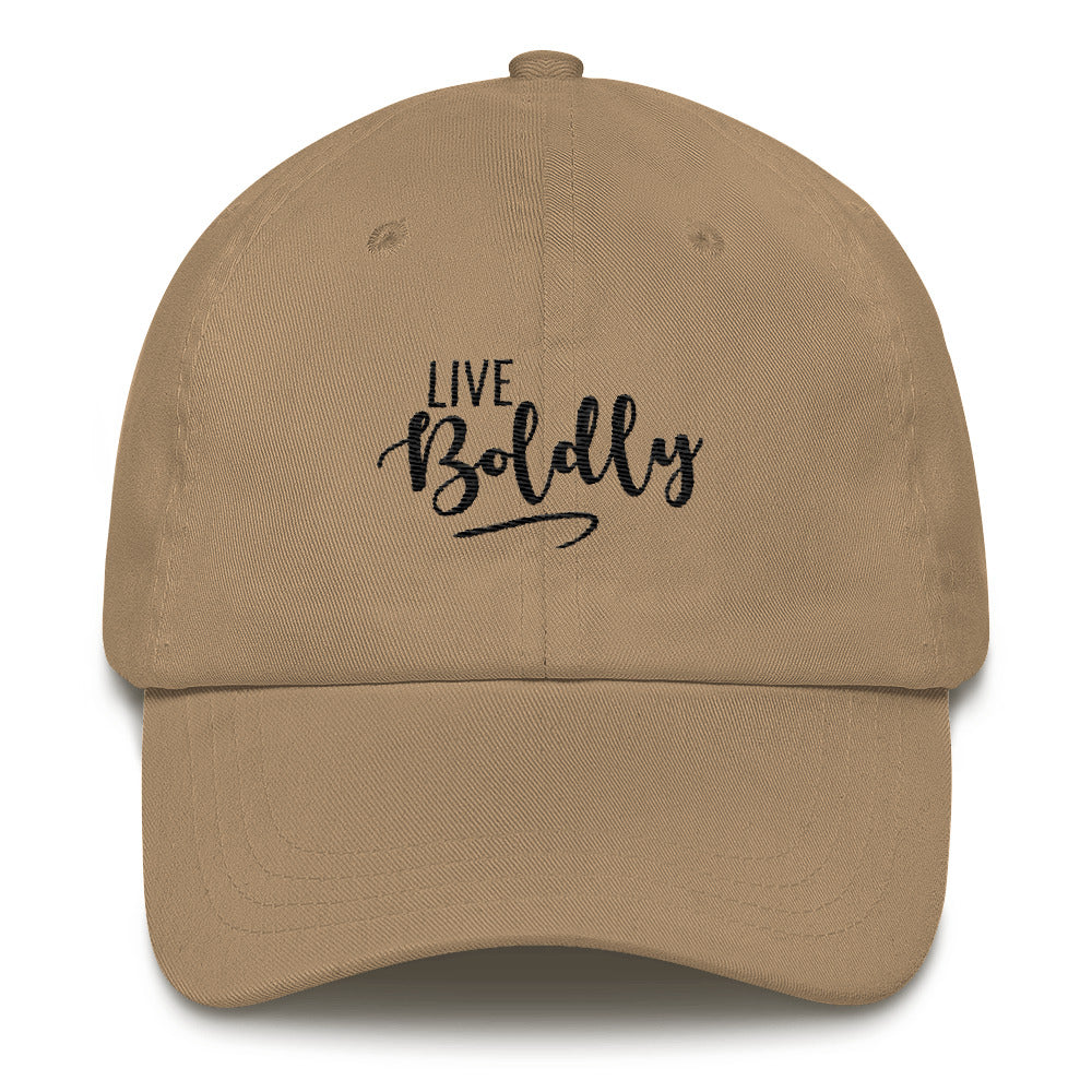 LIVE BOLDLY DAD CAP