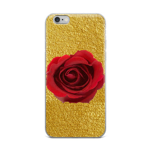 GOLD ROSE IPHONE CASE